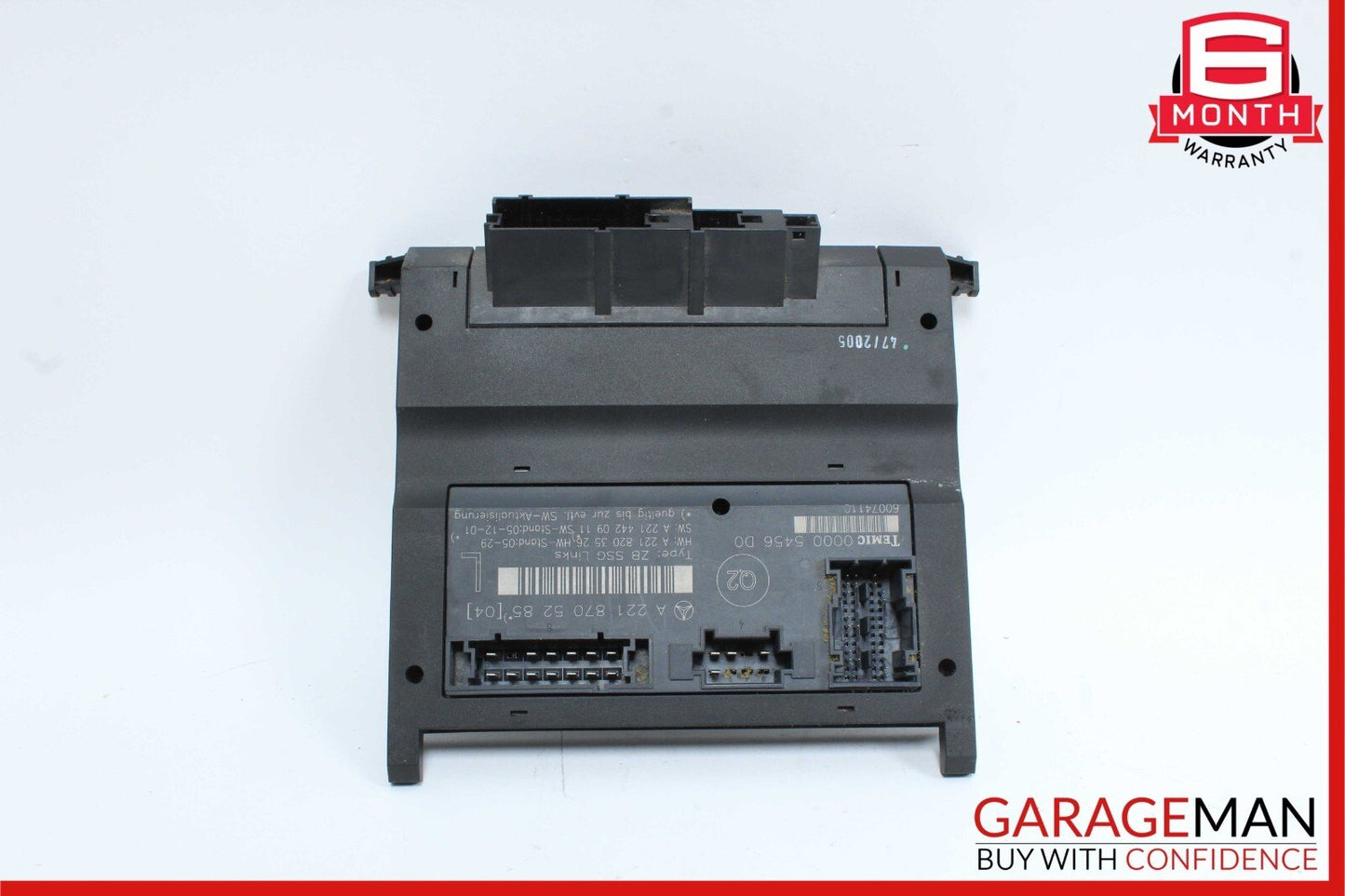 07-13 Mercedes W221 S450 S550 Front Left Driver Side Under Seat Control Unit OEM