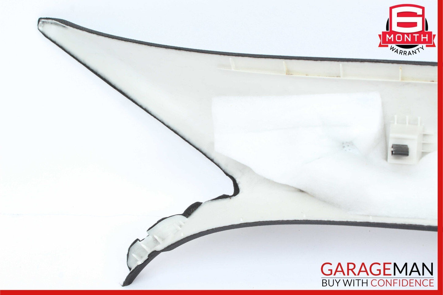 11-18 Porsche Cayenne 958 S Left Side Fairing Upper Pillar Trim Cover Black OEM