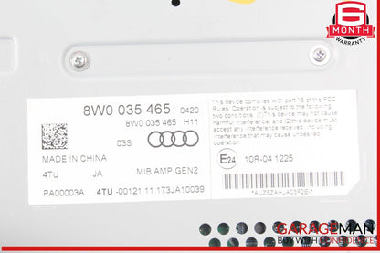 17-23 Audi RS5 S5 A4 Audio Stereo Sound Amplifier AMP 8W0035465 OEM