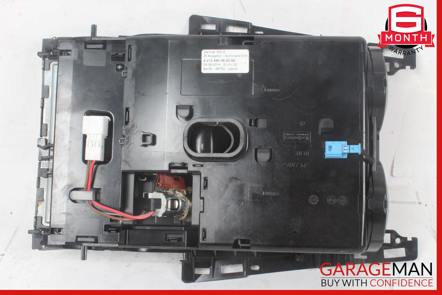 10-16 Mercedes W212 E350 E550 Front Center Console Cup Holder Ashtray Tray Assy