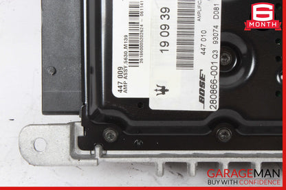 03-08 Maserati Quattroporte M139 Bose Audio Amplifier Amp 190939 OEM