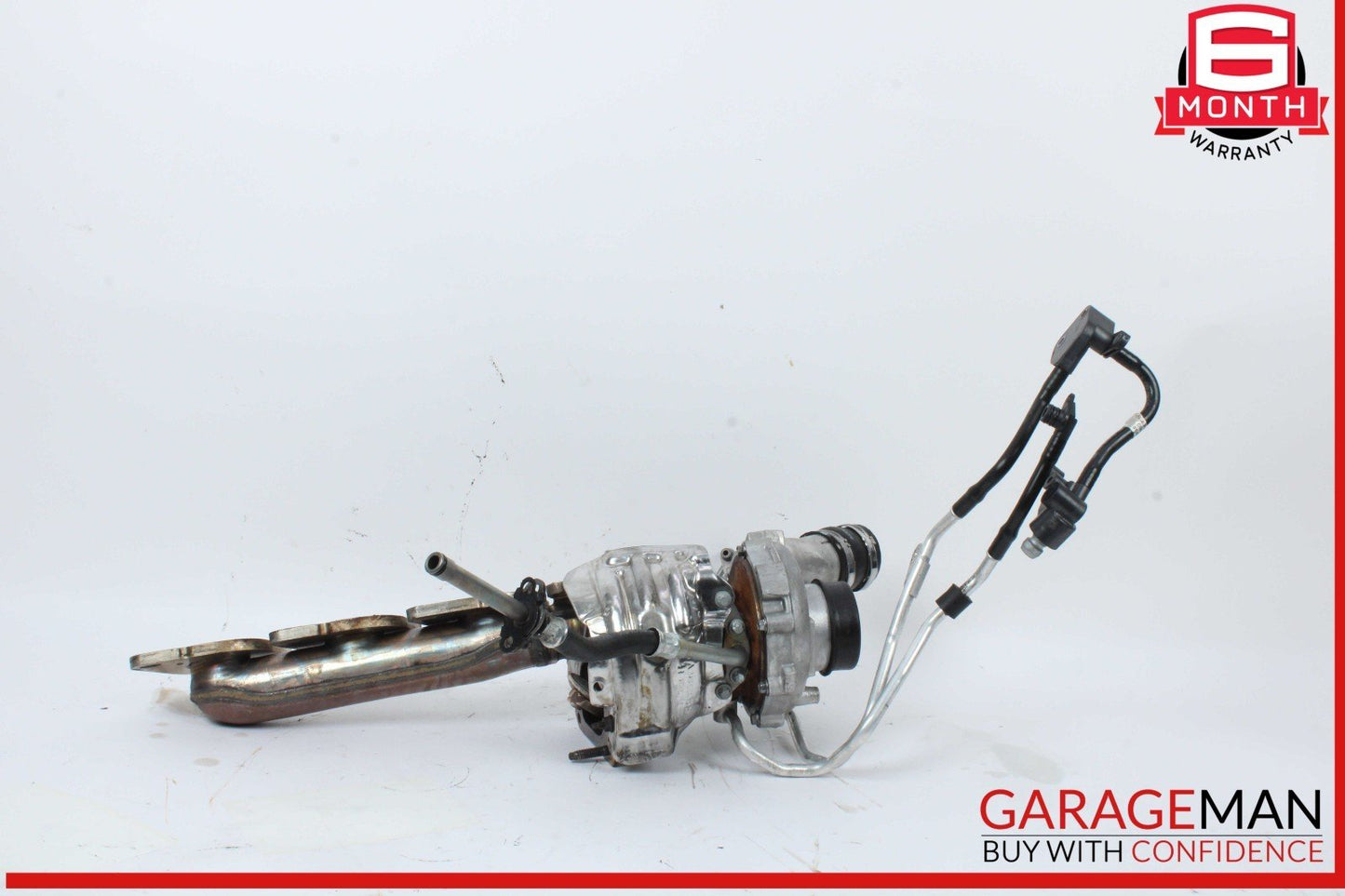 11-16 Mercedes X166 GL450 GL550 Left Turbocharger Turbo Charger Manifold OEM