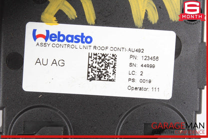 17-24 Audi A4 Allroad Sunroof Window Glass Control Module Unit 4M0907594A OEM
