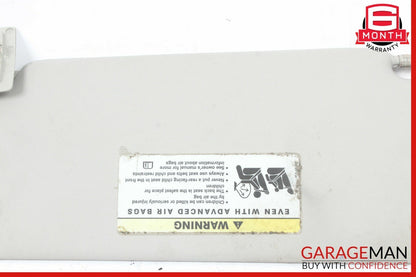 01-07 Mercedes W203 C230 C55 AMG Front Right Passenger Sunvisor Sun Visor Grey