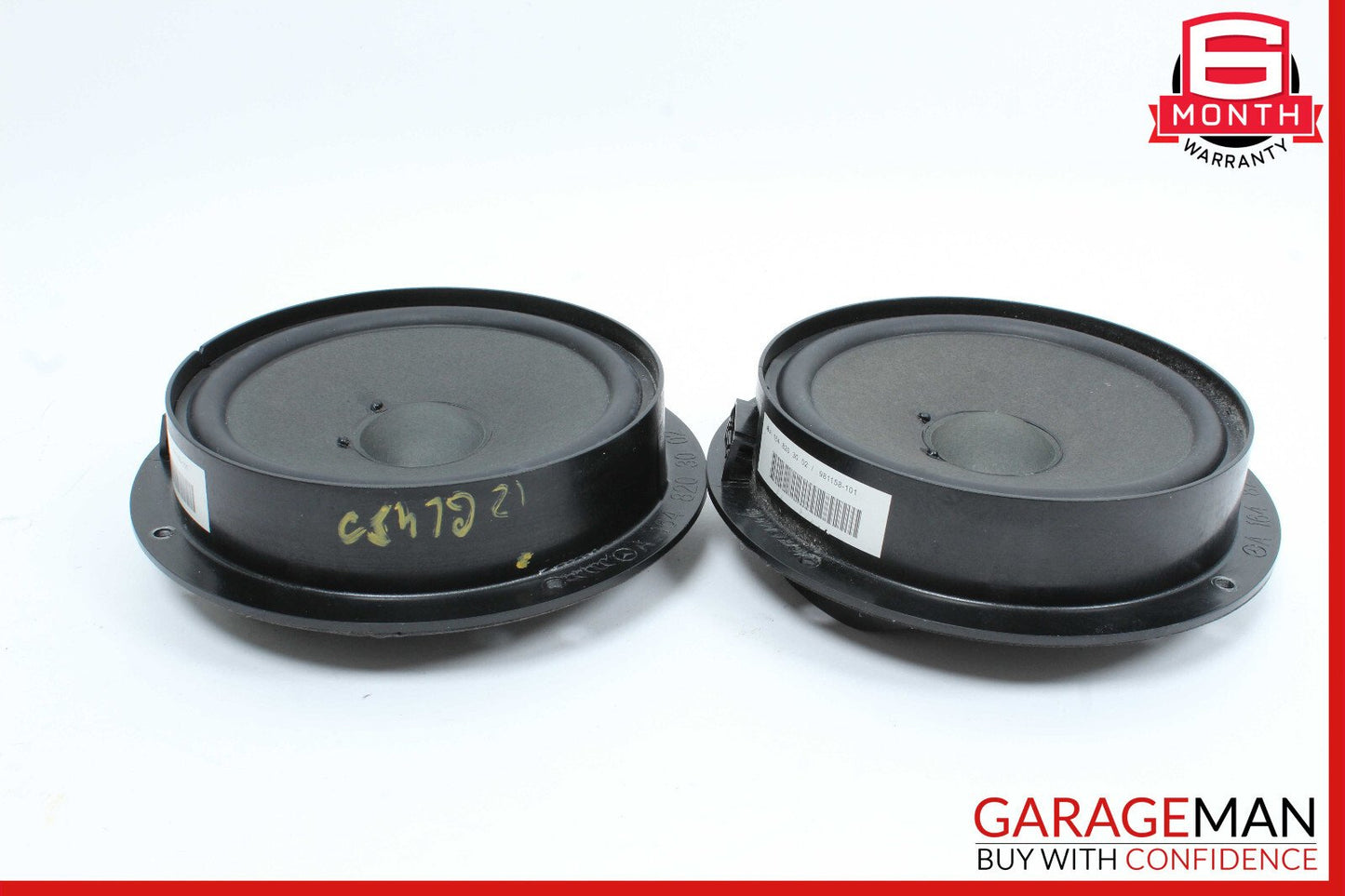 06-12 Mercedes GL450 ML350 Left & Right Door Sound Audio Speakers Set of 2