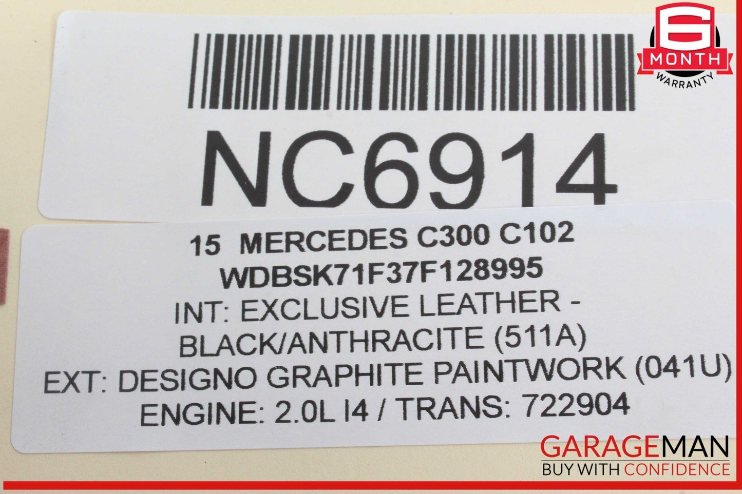 15-20 Mercedes W205 C300 C350e Front Right Side Door Window Regulator Motor Unit