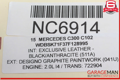 15-20 Mercedes W205 C300 C350e Front Right Side Door Window Regulator Motor Unit