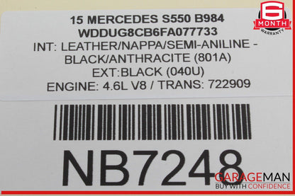 14-17 Mercedes W222 S550 Front Right Passenger Side Door Control Module OEM