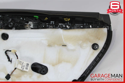 11-18 Porsche Cayenne 958 Rear Left Side Interior Door Panel Trim Assy Black