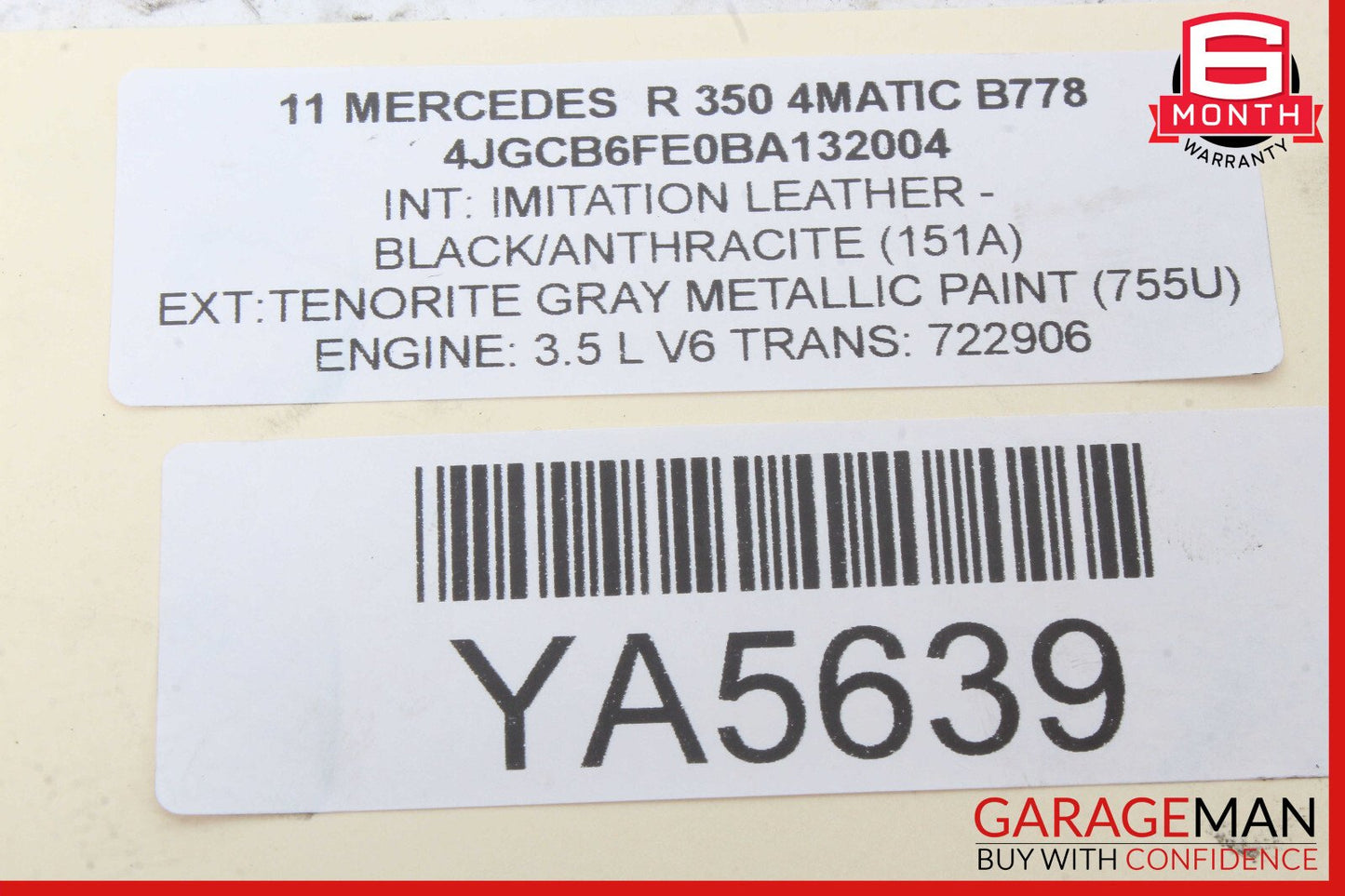 06-13 Mercedes W251 R350 GL550 Rear Left or Right Upper Control Arm OEM
