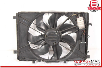 08-20 Mercedes W212 E350 C250 Engine Radiator Cooling Fan Motor Shroud Assy OEM