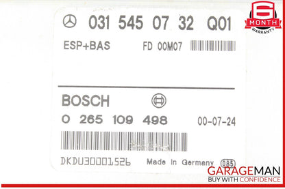 01-03 Mercedes-Benz CLK55 AMG W208 ABS Anti Lock Brake Pump Module 0315450732