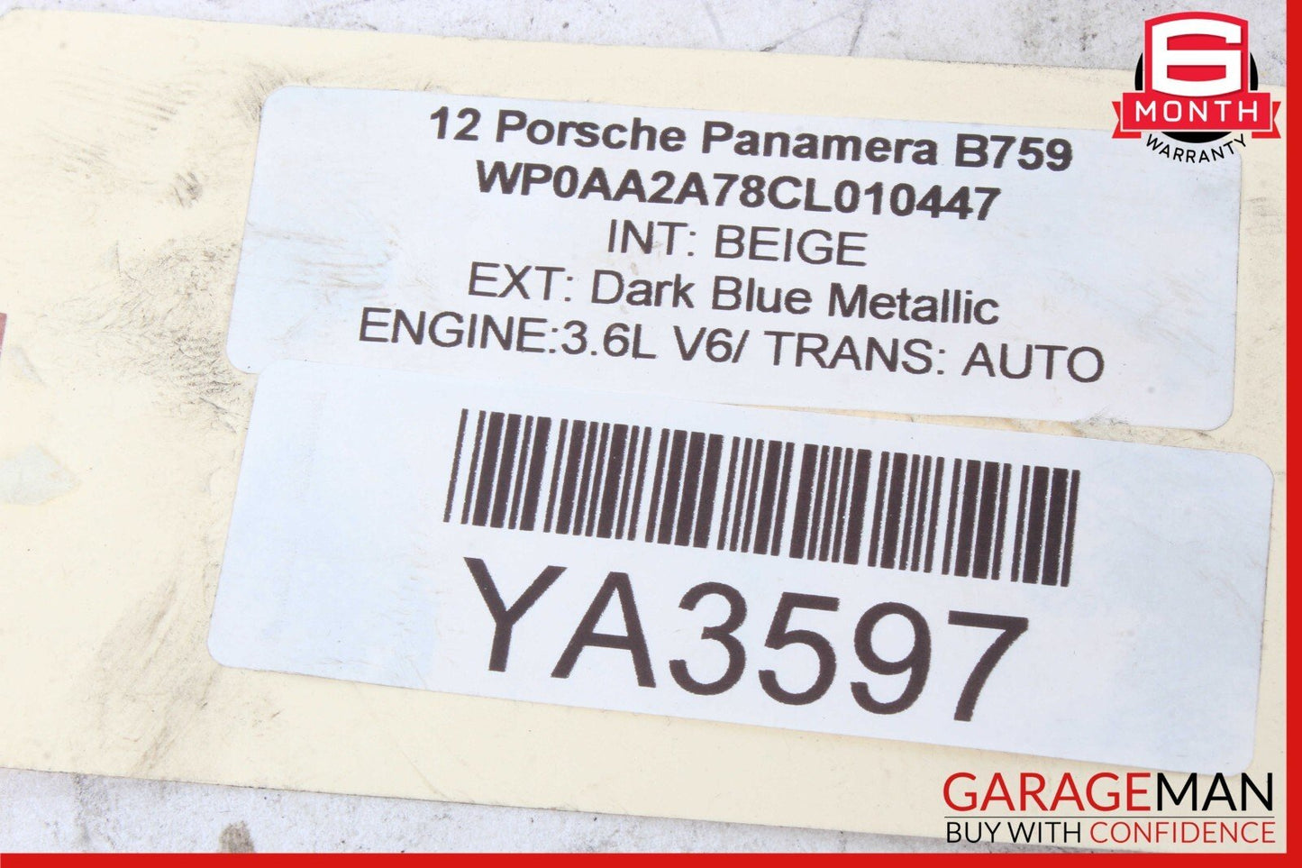 10-16 Porsche Panamera 970 Rear Left / Right Suspension Upper Control Arm