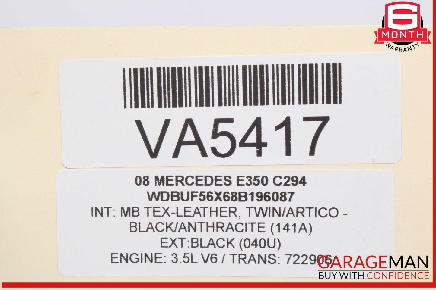 06-11 Mercedes W211 E350 Generator Alternator 150 AMP 2721540002 OEM