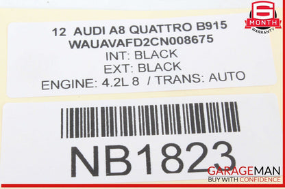 11-14 Audi A8 Quattro Differential Lock Computer Control Module ECU 4H0907163A