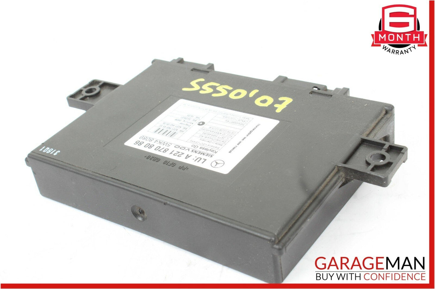 07-14 Mercedes W221 S550 S600 Keyless Go Door Entry Controller Module Unit