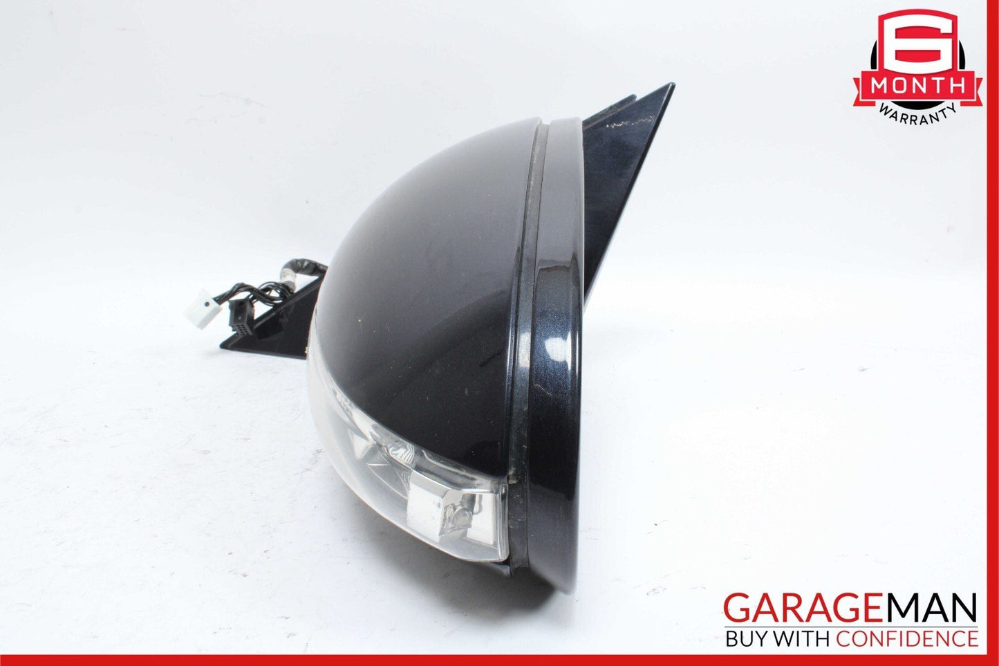 07-09 Mercedes W221 S550 S600 Front Left Side Mirror Rear View Chromite Black