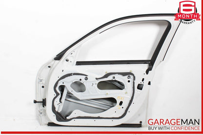 12-15 BMW X1 Front Right Passenger Side Door Shell White OEM