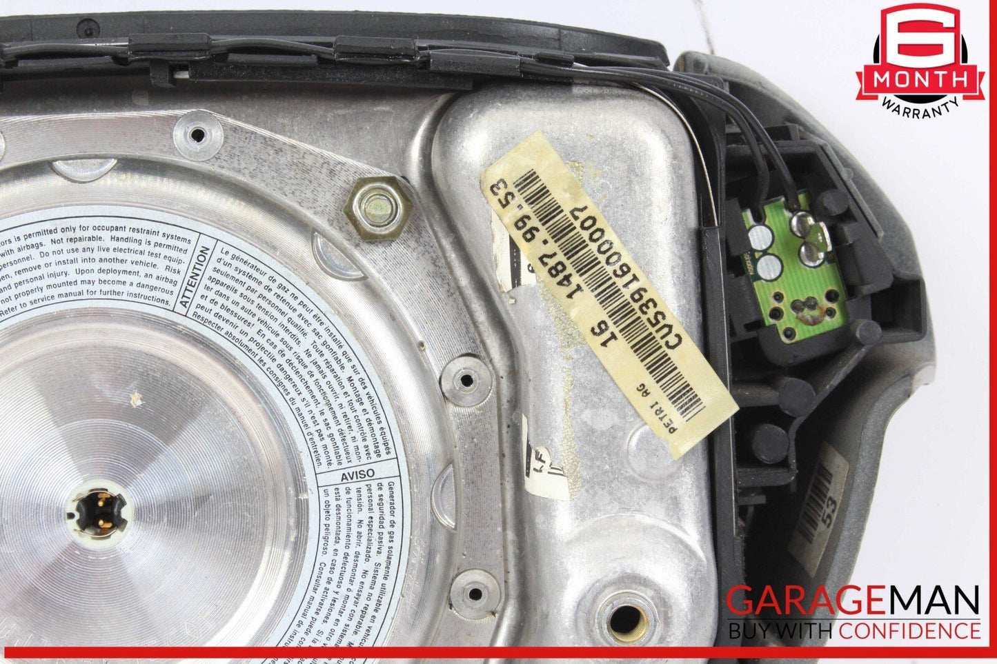 97-04 Mercedes R170 SLK230 SLK320 Steering Wheel Air Bag Airbag Black OEM