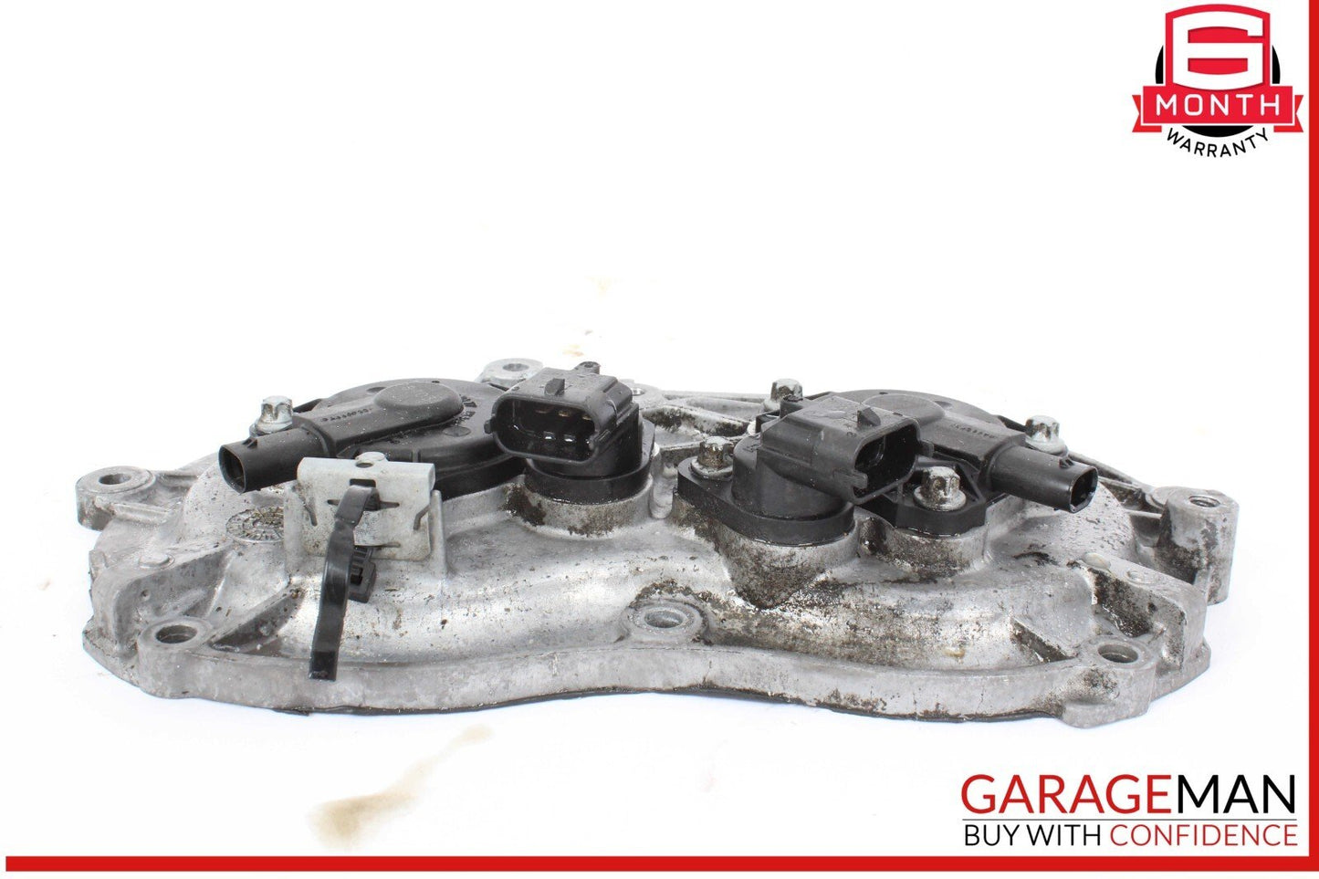 06-13 Mercedes W221 S400 Hybrid Front Right Engine Timing Chain Cover Plate OEM