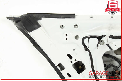 13-19 BMW 650i F06 Rear Left Driver Side Door Exterior Shell White OEM
