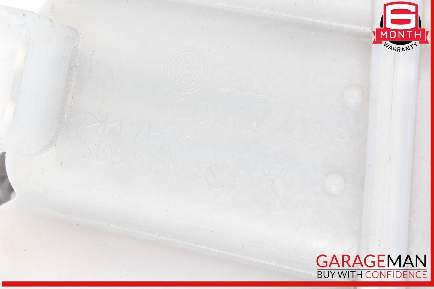 12-18 Audi A6 Radiator Coolant Overflow Reservoir Bottle Tank 4G0121403R Genuine