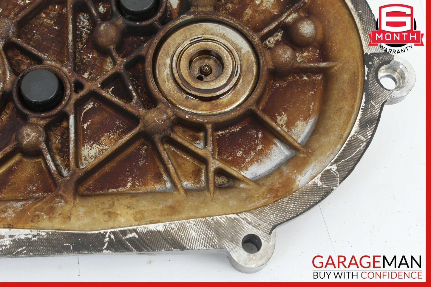 05-13 Mercedes W221 S550 Front Left Side Engine Timing Chain Cover Plate OEM