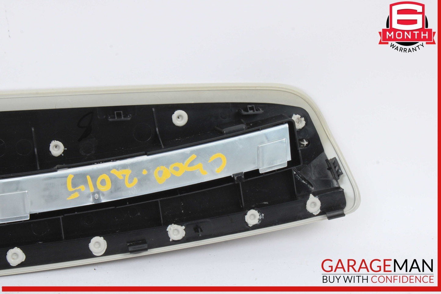 15-20 Mercedes W205 C300 C350e Rear 3rd Third Brake Stop Light w/ Trim OEM