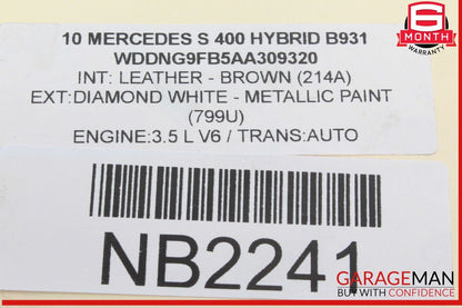 07-14 Mercedes W221 S400 Hybrid Rear Right or Left Side Upper Control Arm