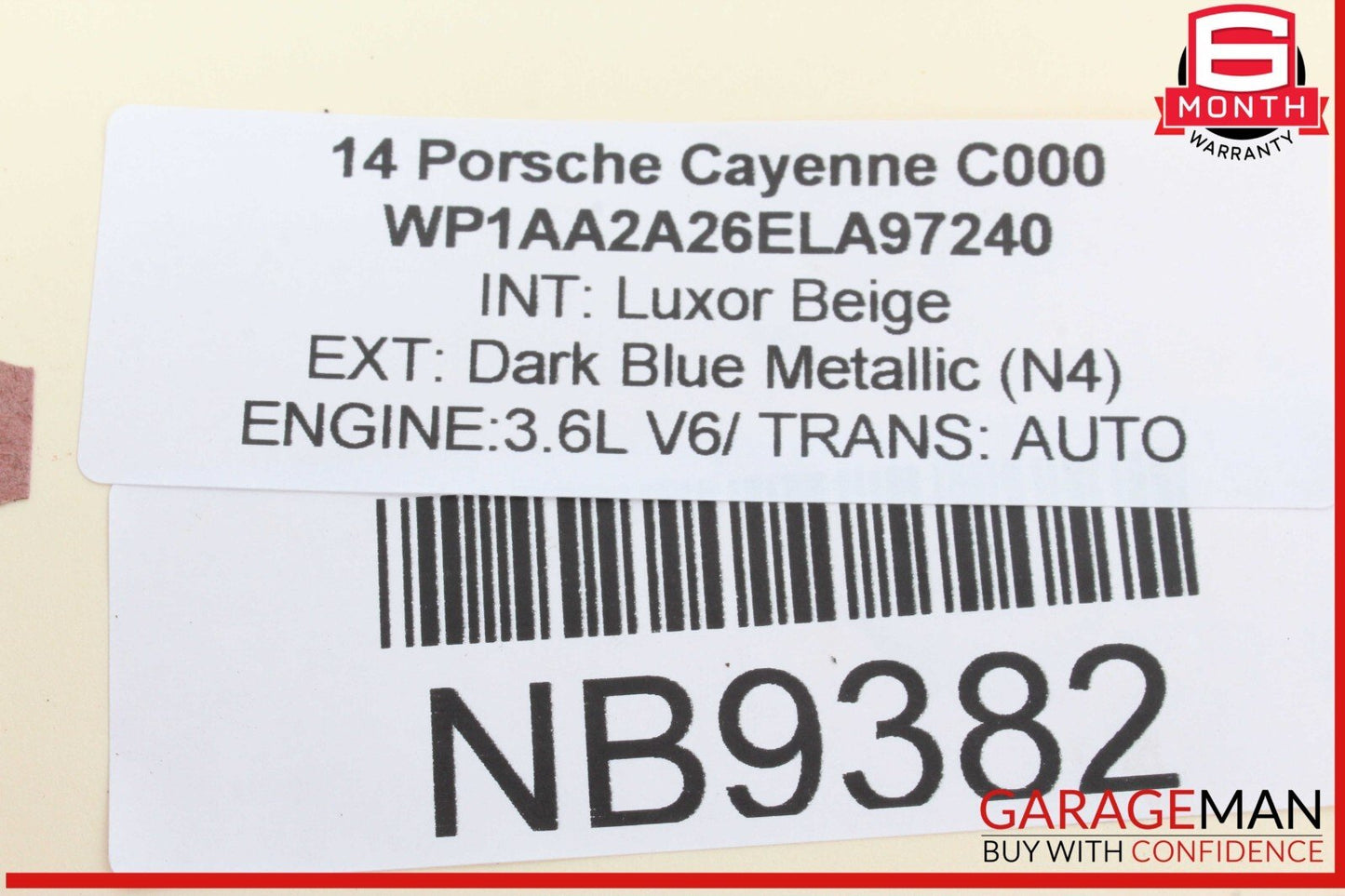 11-18 Porsche Cayenne 958 Rear Right/Left Suspension Upper Forward Control Arm