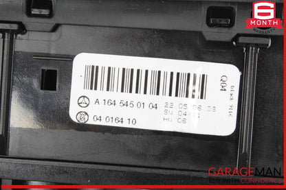 06-11 Mercedes W164 ML350 GL450 Headlight Control Switch Module Unit Black OEM
