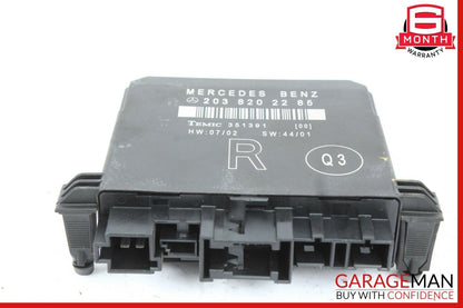 01-07 Mercedes W203 C55 AMG C230 Rear Right Side Door Control Module Unit OEM