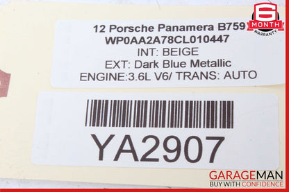 10-16 Porsche Panamera 970 Front Right Dash Dashboard Trim Bezel Cover Panel OEM