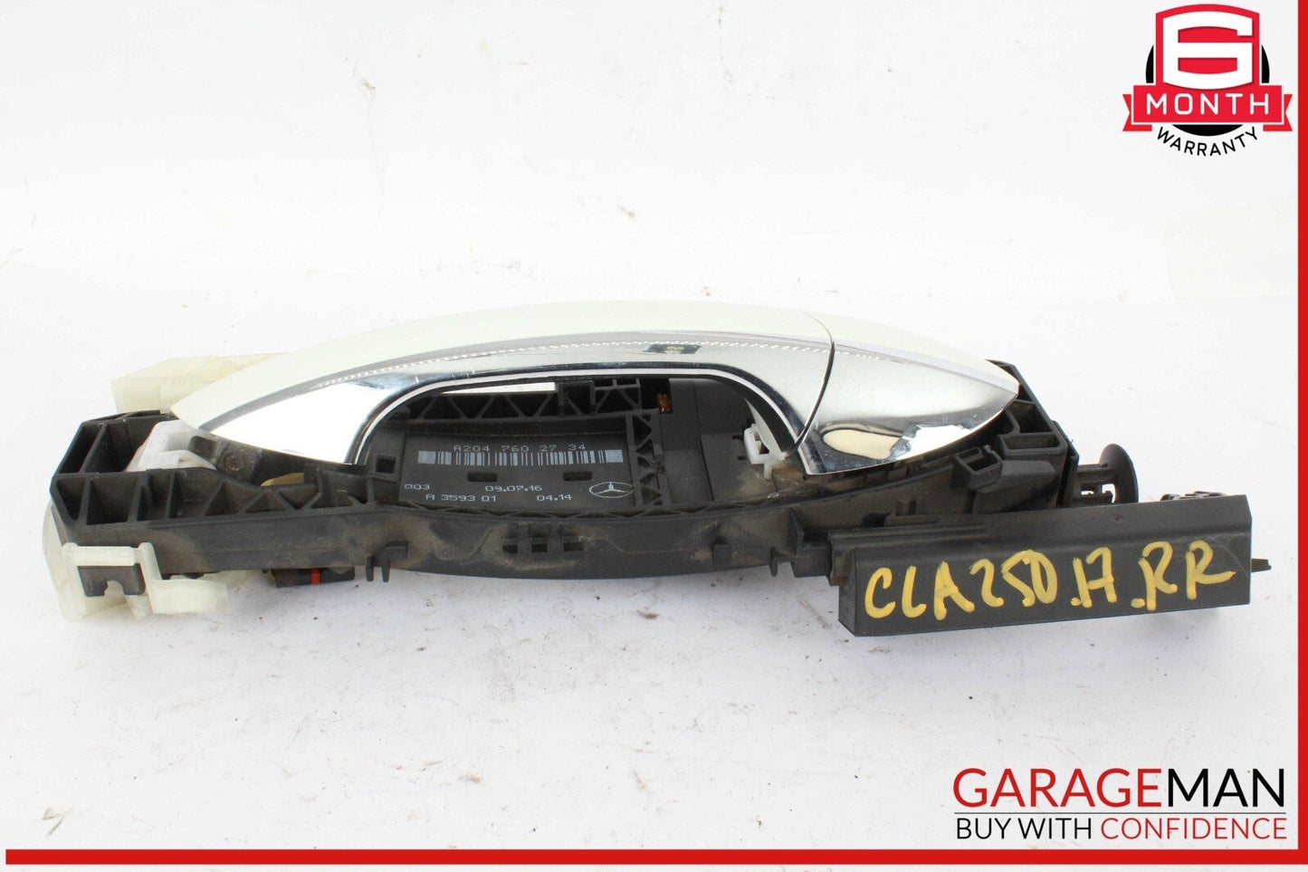 14-19 Mercedes W117 CLA250 Rear Right Side Exterior Door Handle Keyless Go OEM
