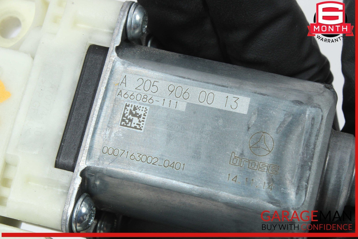 15-20 Mercedes W205 C300 C350e Front Left Side Door Window Regulator Motor OEM
