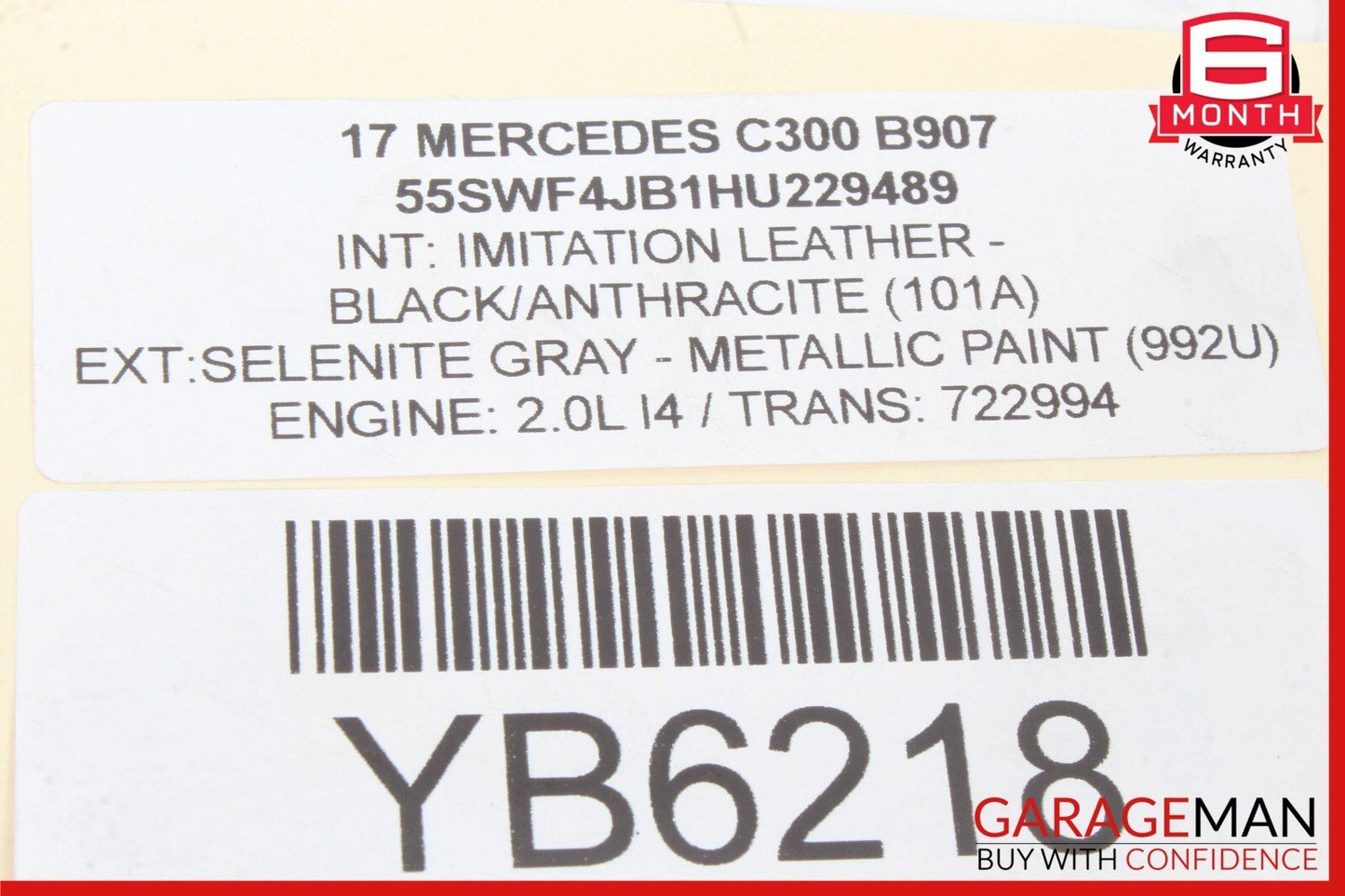 08-20 Mercedes W205 C300 E350 Rear Right or Left Suspension Lower Control Arm