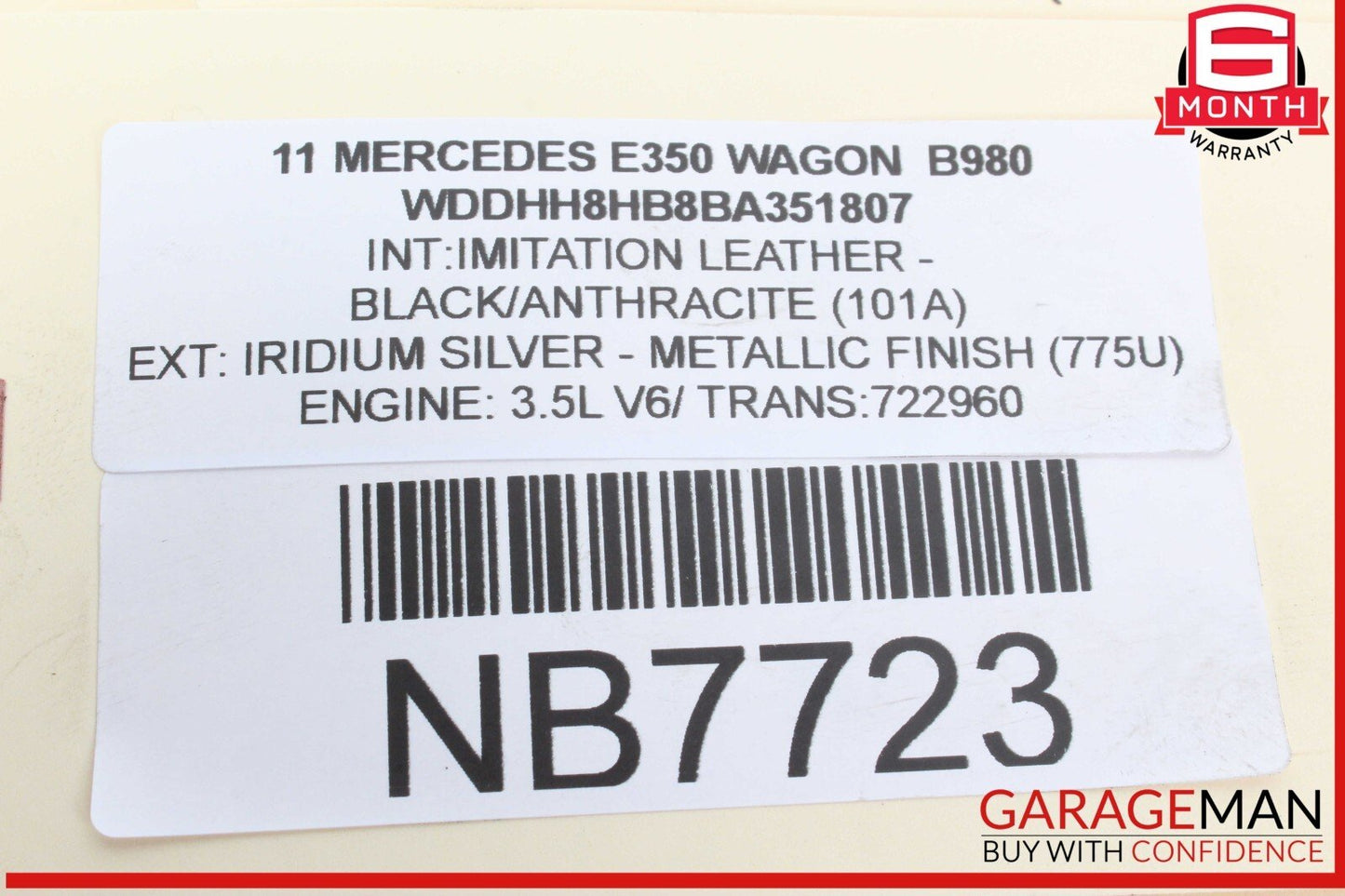 06-15 Mercedes W212 E350 Wagon C300 Engine Oil Separator Cover 2720160134 OEM