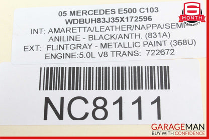 03-11 Mercedes W211 E500 Rear Left or Right Side Upper Control Arm 2303521805