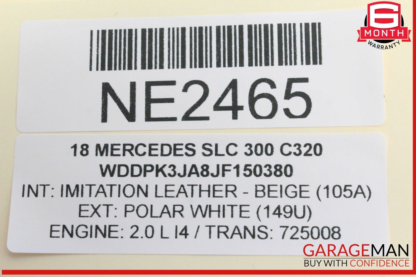12-20 Mercedes R172 SLC300 SL550 SLK250 Front Dashboard A/C Air Vent OEM