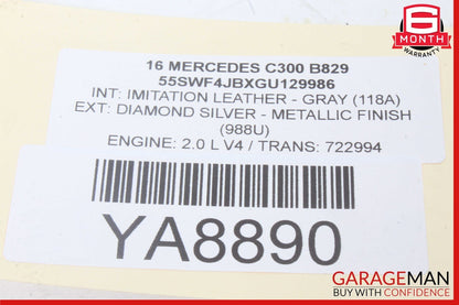 15-20 Mercedes W205 C300 GLC43 C63 AMG SAM Signal Lamp Controle Module OEM