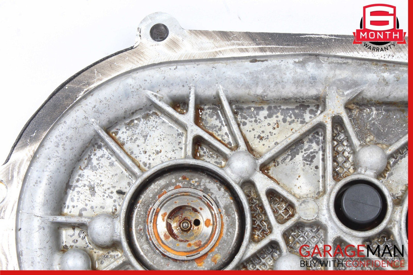 05-13 Mercedes W221 S400 E550 Front Left Side Engine Timing Chain Cover Plate