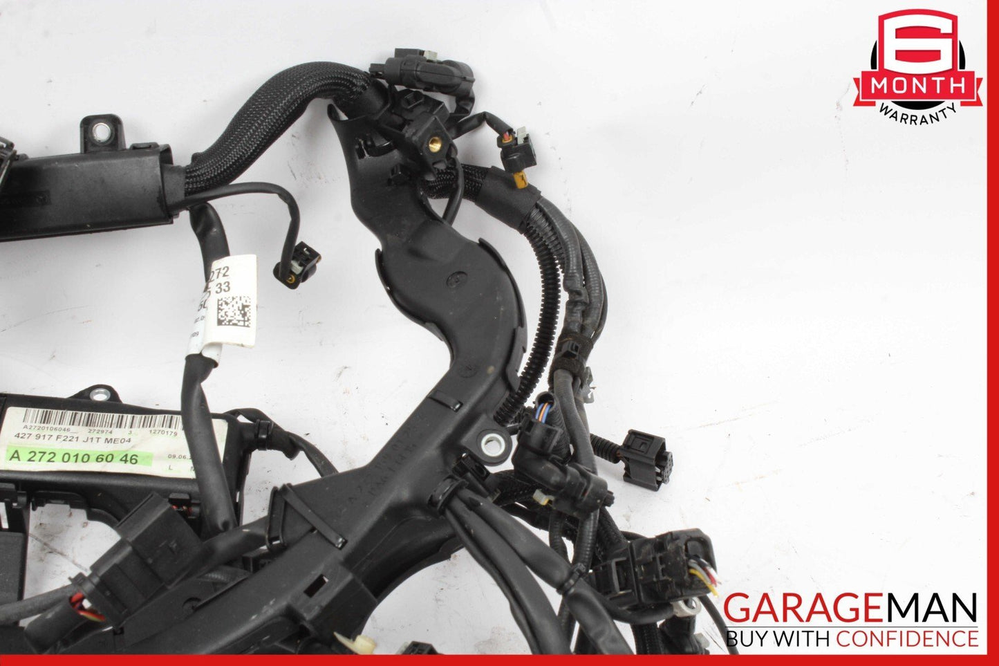 10-13 Mercedes W221 S400 Hybrid Engine Motor Wiring Harness 2720106046