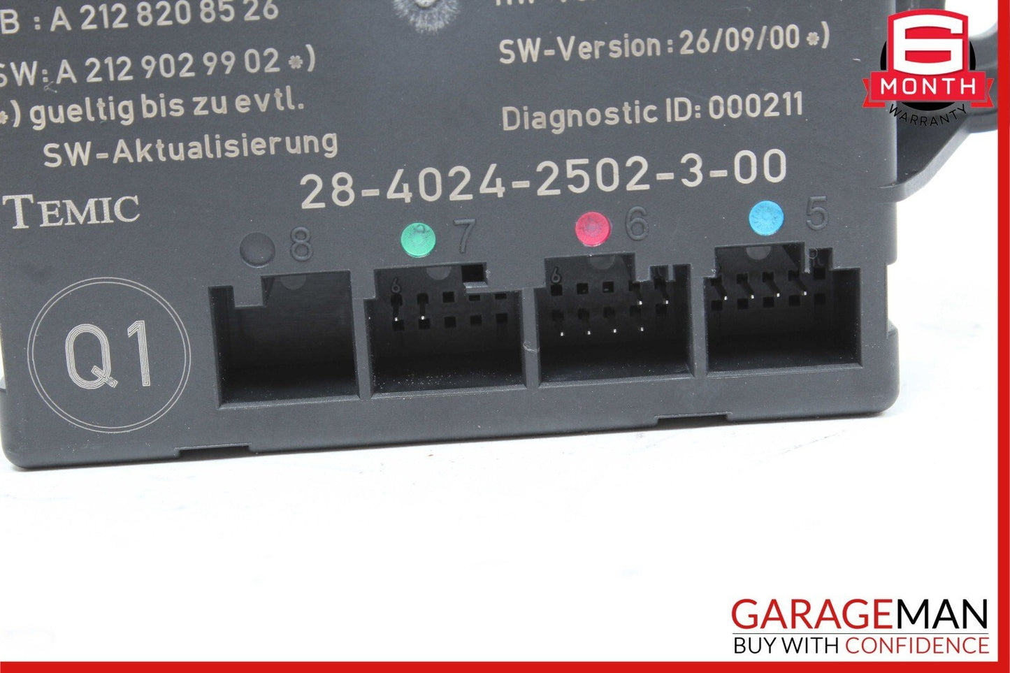 08-18 Mercedes W204 C250 C63 AMG E350 Rear Left Side Door Control Module OEM