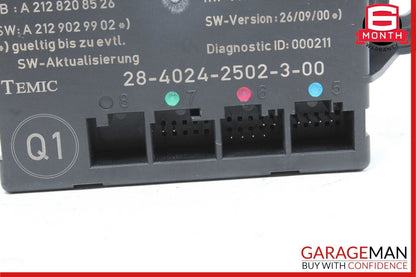 08-18 Mercedes W204 C250 C63 AMG E350 Rear Left Side Door Control Module OEM