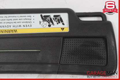 12-20 Mercedes R172 SLK250 Front Right Side Sun Visor Sunvisor Shade Cover Black