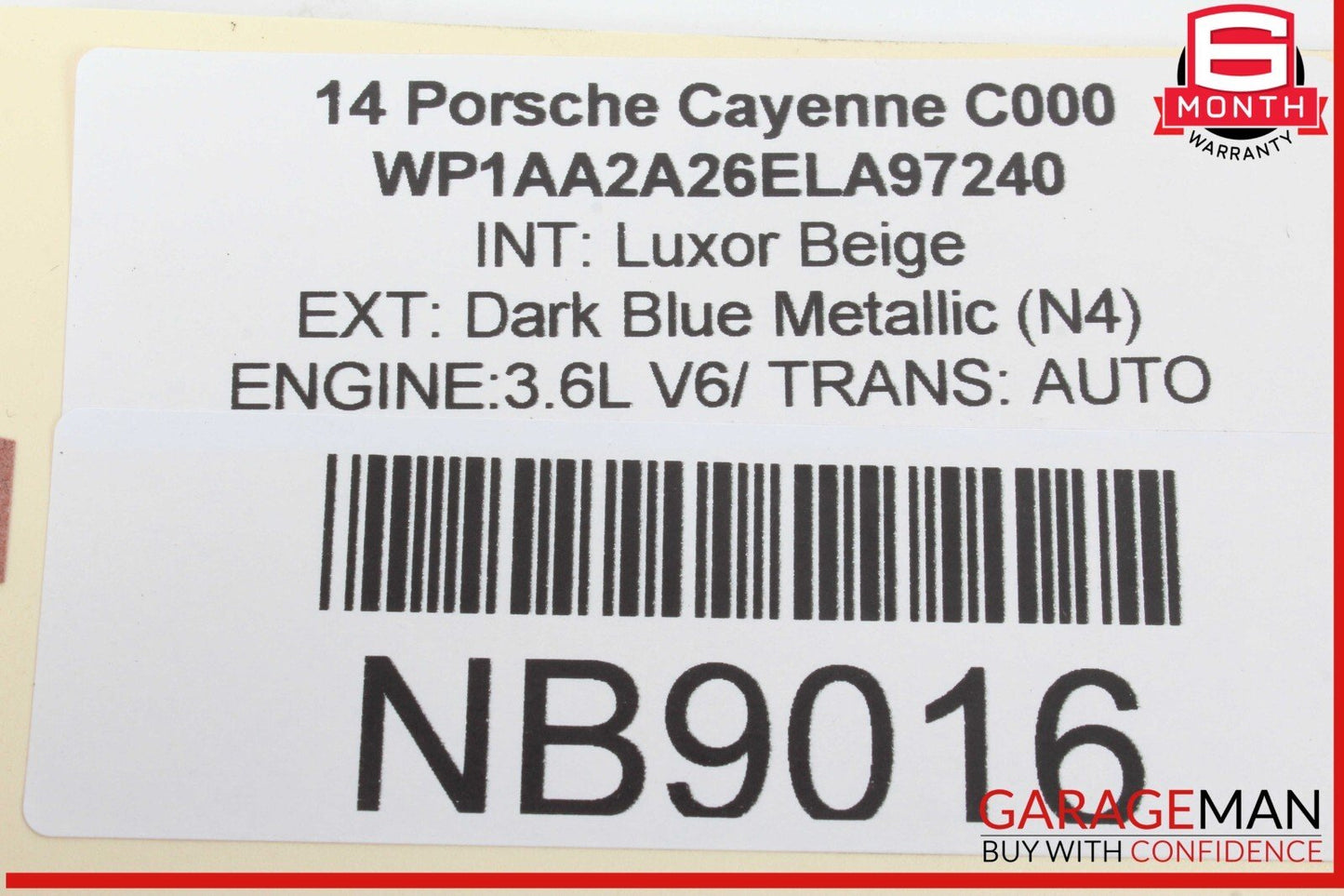 11-18 Porsche Cayenne 958 Front Left Driver Side Door Control Module Unit OEM