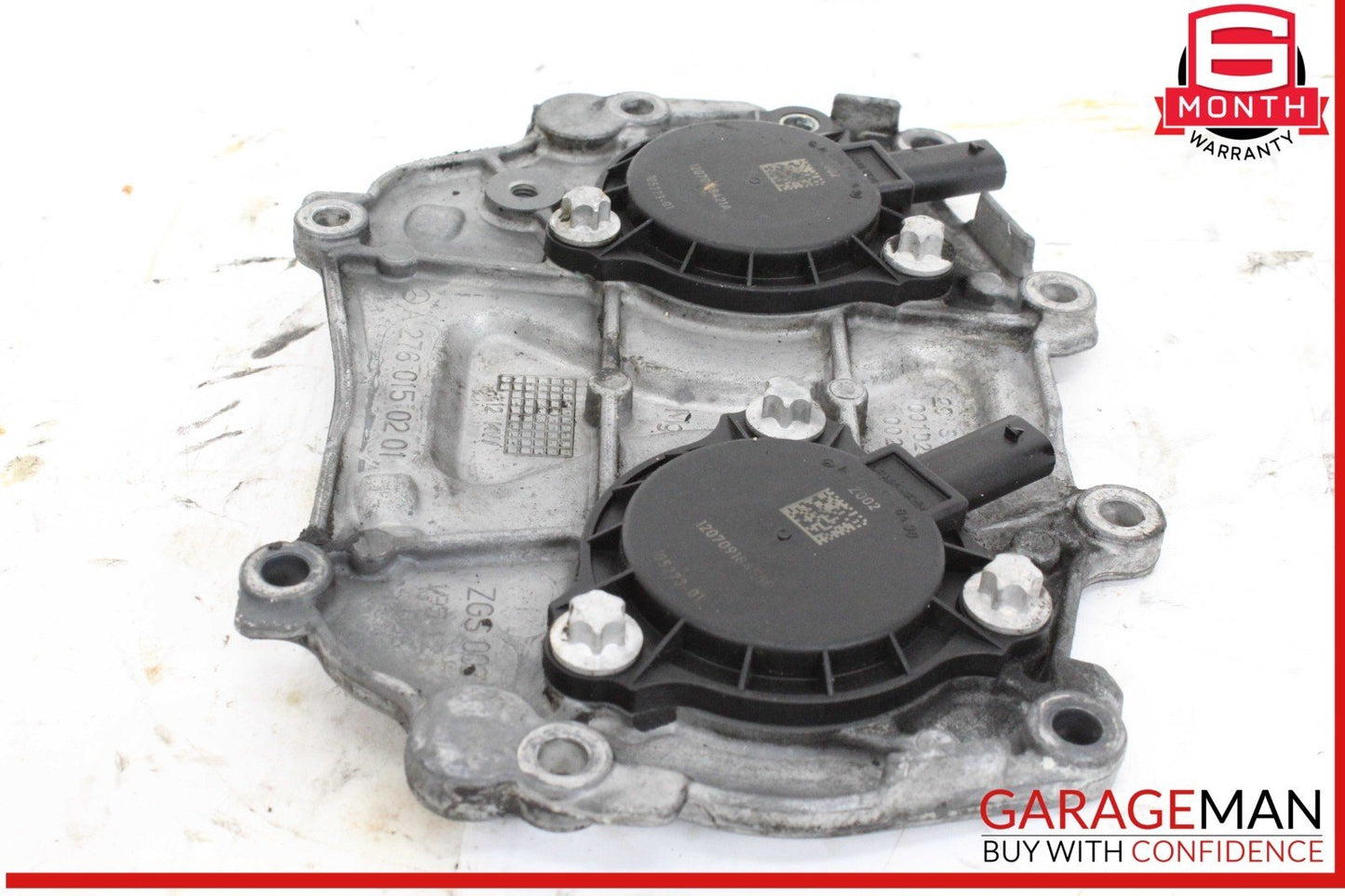 12-18 Mercedes W221 S550 Front Right or Left Engine Timing Chain Cover Plate OEM