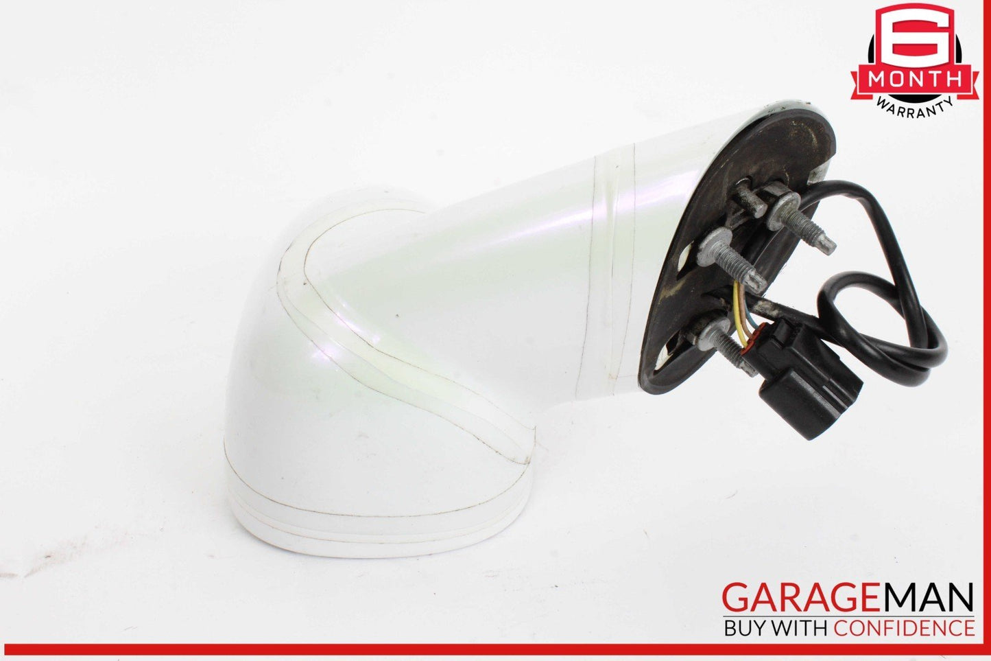 07-10 Saturn Sky Front Left Driver Side Door Rear View Mirror White 25852608 OEM