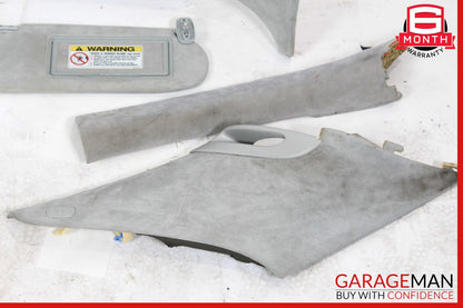 00-06 Mercedes W215 CL600 Roof Headliner Pillar Trim Assembly Suede OEM