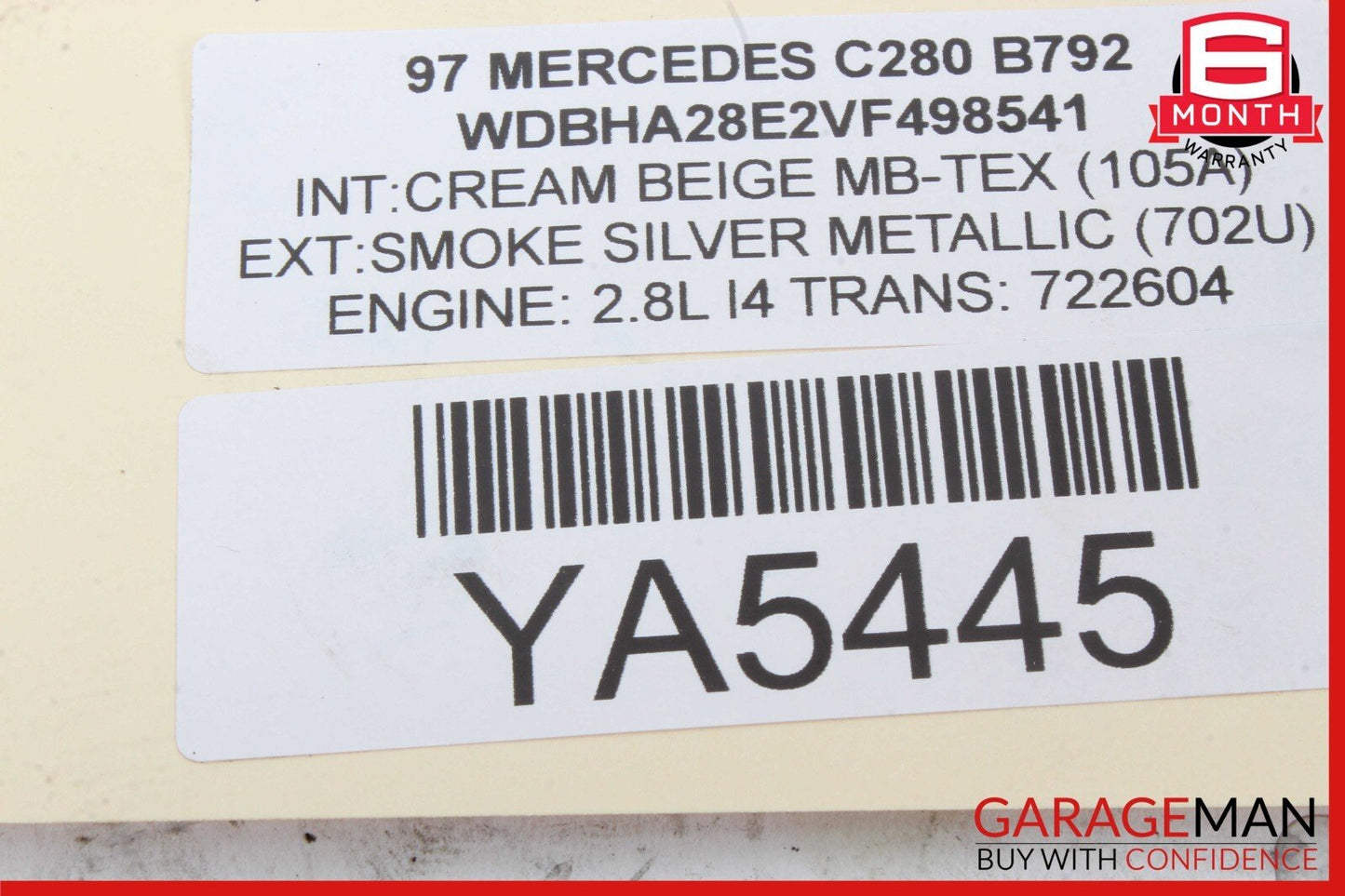 97-04 Merceeds W202 C280 SLK230 Rear Right Lower Suspension Control Arm OEM